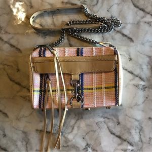 Rebecca Minkoff Mini Mac Neon Tweed Crossbody